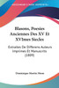 Blasons, Poesies Anciennes Des XV Et XVImes Siecles
