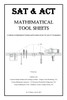 Sat & Act Mathematical Tool Sheets