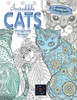 Animal coloring books INCREDIBLE CATS coloring books for adults.