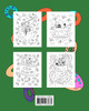 Kawaii Food and American Shorthair Coloring Book