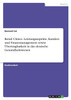 Retail Clinics. Leistungsaspekte, Kunden- und Finanzmanagement sowie Übertragbarkeit in das deutsche Gesundheitswesen