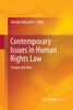Contemporary Issues in Human Rights Law