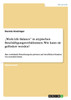 „Work-Life Balance" in atypischen Beschäftigungsverhältnissen. Wie kann sie gefördert werden?