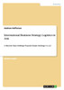 International Business Strategy. Logistics in Asia