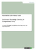 Innovative Teaching. Learning at Postgraduate Level