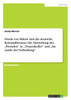 Frieda von Bülow und die deutsche Kolonialliteratur. Die Darstellung des „Fremden" in „Tropenkoller" und „Im Lande der Verheißung"