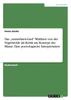 Das „sumerlaten-Lied" Walthers von der Vogelweide als Kritik am Konzept der Minne. Eine poetologische Interpretation