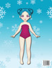 Christmas Anime Paper Doll for Girls Ages 7-12; Cut, Color, Dress up and Play. Coloring book for kids