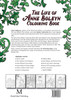 The Life of Anne Boleyn Colouring Book