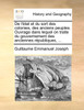 De l'état et du sort des colonies, des anciens peuples. Ouvrage dans lequel on traite du gouvernement des anciennes républiques, ...