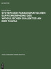 System der paradigmatischen Suffixmorpheme des wogulischen Dialektes an der Tawda