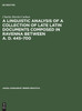 A linguistic analysis of a collection of late Latin documents composed in Ravenna between A. D. 445-700