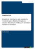 Künstliche Intelligenz und moralische Urteilsfähigkeit. Welche Fähigkeiten müssen Maschinen erfüllen, um moralisch handeln zu können?