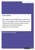 HPV infection and TERT gene expression levels. Association of the telomerase gene expression with cervical cancer and its precursor lesions and Human papillomavirus infection