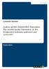 Analyse großer industrieller Datensätze. Wie werden große Datensätze in der fertigenden Industrie analysiert und verwertet?