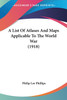 A List Of Atlases And Maps Applicable To The World War (1918)