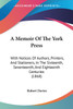 A Memoir Of The York Press