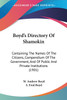 Boyd's Directory Of Shamokin
