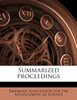 Summarized proceedings Volume 36