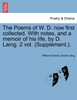 The Poems of W. D. Now First Collected. with Notes, and a Memoir of His Life, by D. Laing. 2 Vol. (Supplement.).