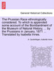 The Prussian Race ethnologically considered. To which is appended some account of the Bombardment of the Museum of Natural History, ... by the Prussians in January, 1871 ... Translated by Isabella Innes.