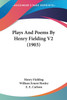 Plays And Poems By Henry Fielding V2 (1903)