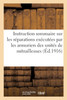 Instruction sommaire sur les réparations exécutées par les armuriers des unités de mitrailleuses