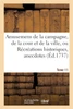 Amusemens de la campagne, de la cour et de la ville, ou Récréations historiques, anecdotes, Tome 11