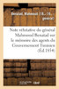 Note réfutative du général Mahmoud Benaïad sur le mémoire des agents du Gouvernement Tunisien
