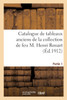 Catalogue de tableaux anciens par Boilly, Breughel, Philippe de Champaigne et des tableaux modernes