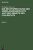 Die Rechtsprechung der Oberlandesgerichte auf dem Gebiete des Civilrechts Die Rechtsprechung der Oberlandesgerichte auf dem Gebiete des Civilrechts