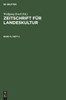 Zeitschrift für Landeskultur