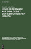 Neue Ergebnisse auf dem Gebiet der gerichtlichen Medizin