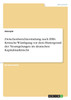 Zwischenberichterstattung nach IFRS. Kritische Würdigung vor dem Hintergrund der Neuregelungen im deutschen Kapitalmarktrecht