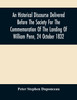 An Historical Discourse Delivered Before The Society For The Commemoration Of The Landing Of William Penn, 24 October 1832