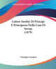 Lettere Inedite Di Principi E Principesse Della Casa Di Savoja (1879)