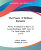 The Poems Of William Barksted