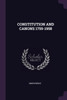 CONSTITUTION AND CANONS 1759-1958