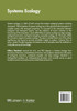 Systems Ecology