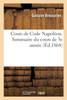 Cours de Code Napoléon. Sommaire du cours de 3e année