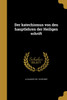 Der katechismus von den hauptlehren der Heiligen schrift