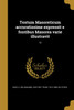 Textum Masoreticum accuratissime expressit e fontibus Masorea varie illustravit; 12