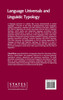 Language Universals and Linguistic Typology