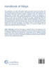 Handbook of Alloys