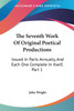 The Seventh Work Of Original Poetical Productions