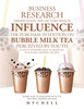 Business Research Dissertation the Factors Which Influence the Purchase Intention on Bubble Milk Tea Perceived by Youth in Selective Bubble Milk Tea Branches in Kuching, Sarawak, Malaysia