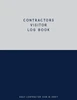 Contractors Visitor Log Book, Daily Contractor Sign In Sheet