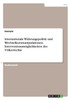 Internationale Währungspolitik und Wechselkursmanipulationen. Interventionsmöglichkeiten des Völkerrechts