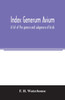 Index generum avium. A list of the genera and subgenera of birds