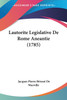 Lautorite Legislative De Rome Aneantie (1785)